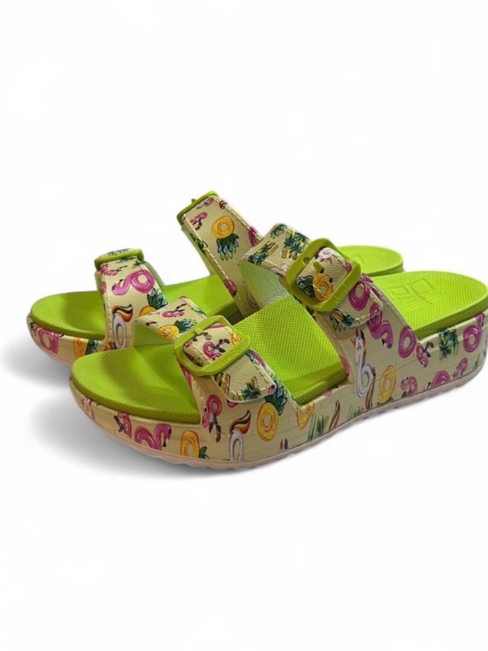 Dansko Kandi Platform Slides in Pool Floats, Size 40 (US
9.5-10)